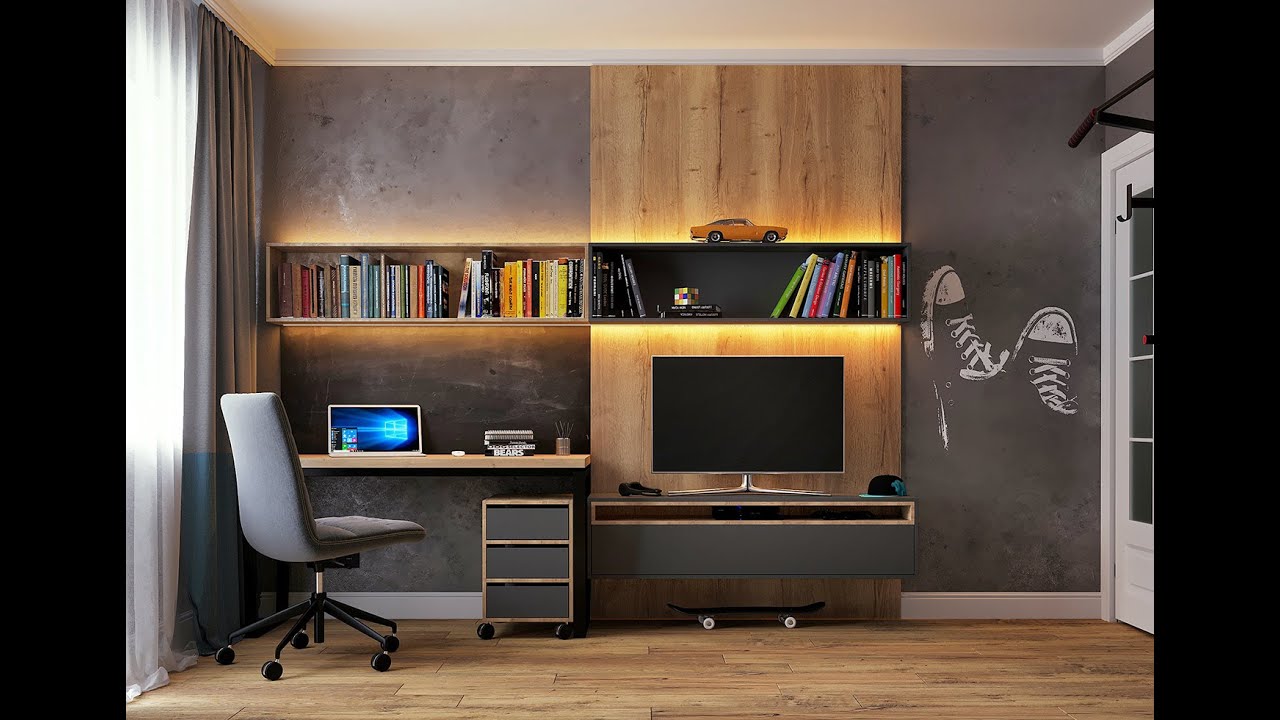 Modern study table design | Study table | Interior design - Interior 24