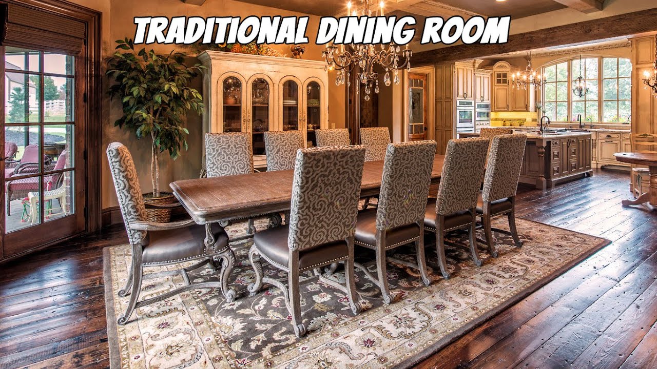Traditional Dining Room Interior Design - Design Trends 2023 Interior # ...
