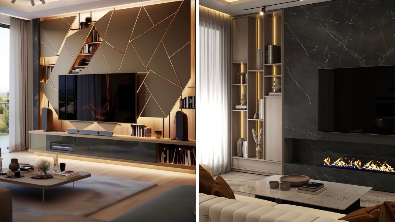 100 Modern Living Room Wall Decorating Ideas 2023 | Home Interior ...