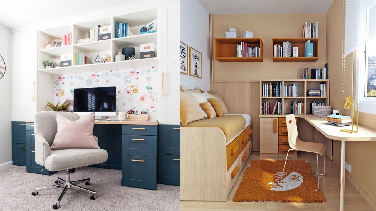 Study Room Design Ideas | Modern Small Space Study Room Designs | Study ...